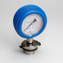 Medidor de pressão completo com tampa para bomba de carboneto de