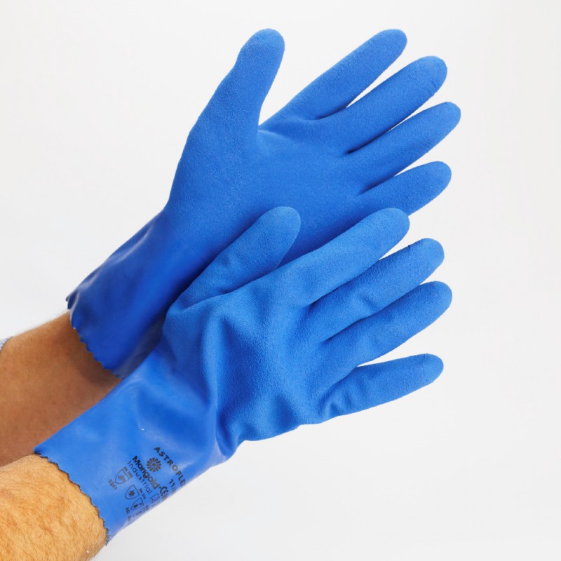 Gants homme bleu herman, gant polaire doublé thinsulate livrés en 48h!